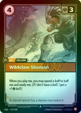 Wildclaw Shaman - (147/298) - Riftbound: Origins