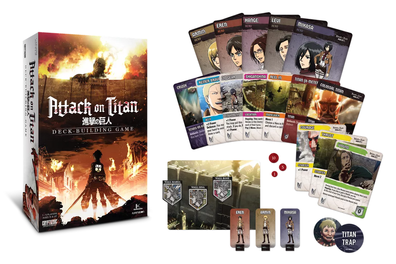Cryptozoic: Attack On Titan - Deck Building Game - Season 1
