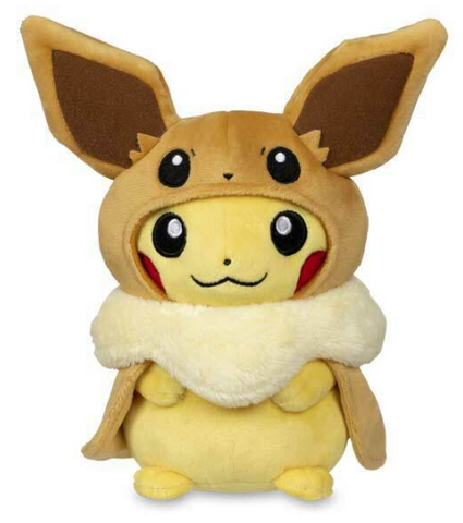 Eevee Cape - Pikachu Poké Plush - 9 In.