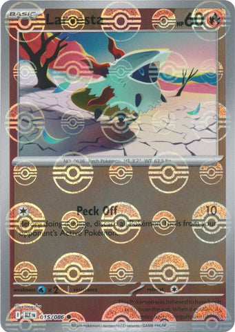 Larvesta (015/086) (Poke Ball Pattern) [Scarlet & Violet: Black Bolt]