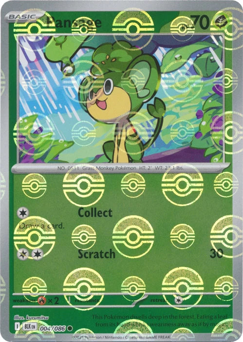 Pansage (004/086) (Poke Ball Pattern) [Scarlet & Violet: Black Bolt]
