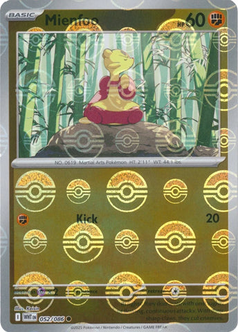 Mienfoo (052/086) (Poke Ball Pattern) [Scarlet & Violet: White Flare]