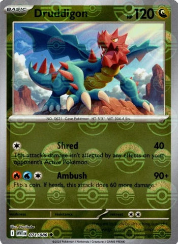 Druddigon (071/086) (Poke Ball Pattern) [Scarlet & Violet: White Flare]