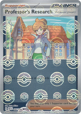 Professor's Research (085/086) (Poke Ball Pattern) [Scarlet & Violet: Black Bolt]