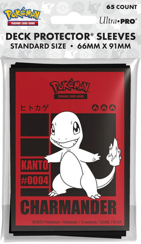 Ultra Pro: Standard Card Sleeves 65ct - Pokemon - Charmander 2025