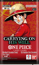 One Piece Card Game - Carrying On His Will - Booster Pack