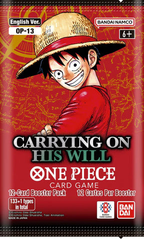One Piece Card Game - Carrying On His Will - Booster Pack
