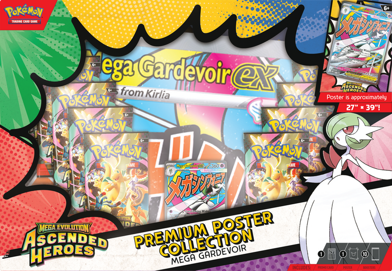 Pokemon - Mega Evolutions: Ascended Heroes - Premium Poster Collection