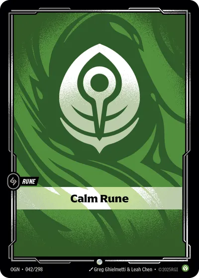 Calm Rune, English Riftbound Origins 042/298