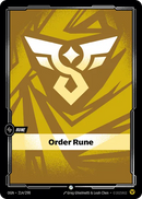 Order Rune, English Riftbound Origins 214/298