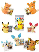 Pokemon - Nuzzle Cheeks Plush Card Display Gift Blind Box Chinese