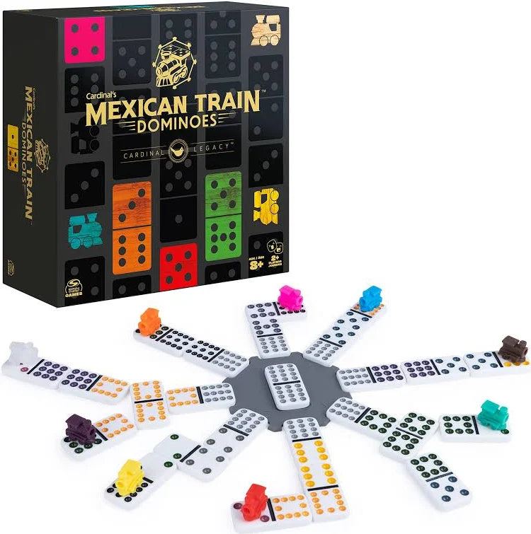 Spin Master: Cardinal's Legacy Deluxe - Mexican Train Dominoes