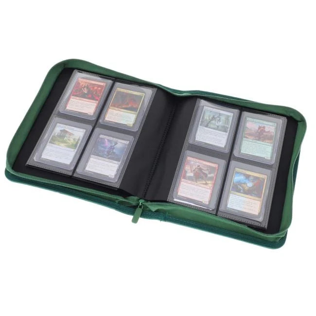 BCW Z-Folio 4-Pocket LX Album - Toploaders Binder (Green)