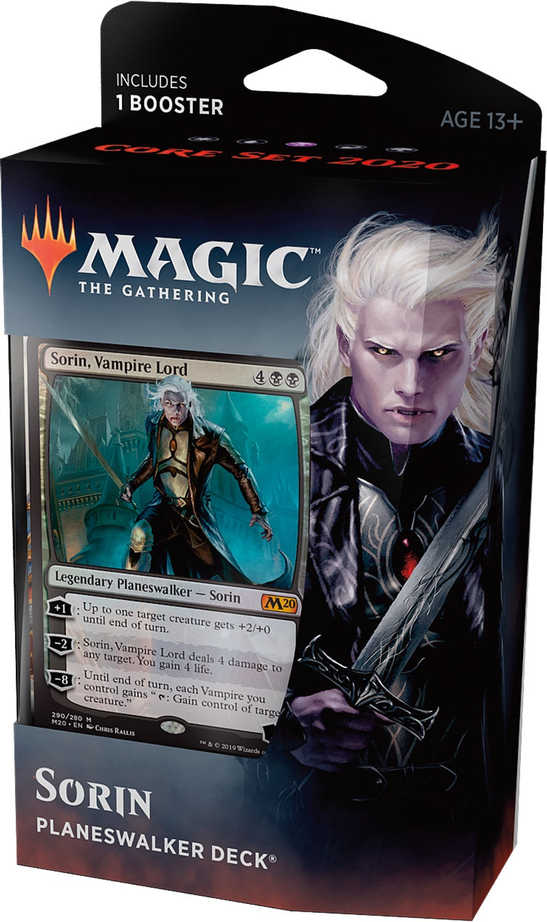 Magic The Gathering - Core Set 2020 - Planeswalker Deck (Sorin) (Minor Box damage)