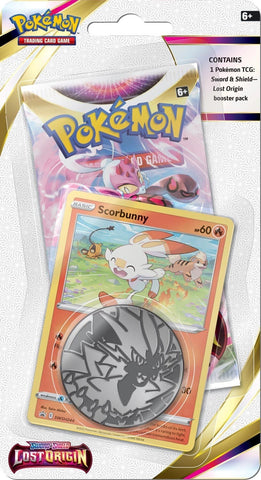 Pokemon - Sword & Shield: Lost Origin - Single Pack Blister (Scorbunny)