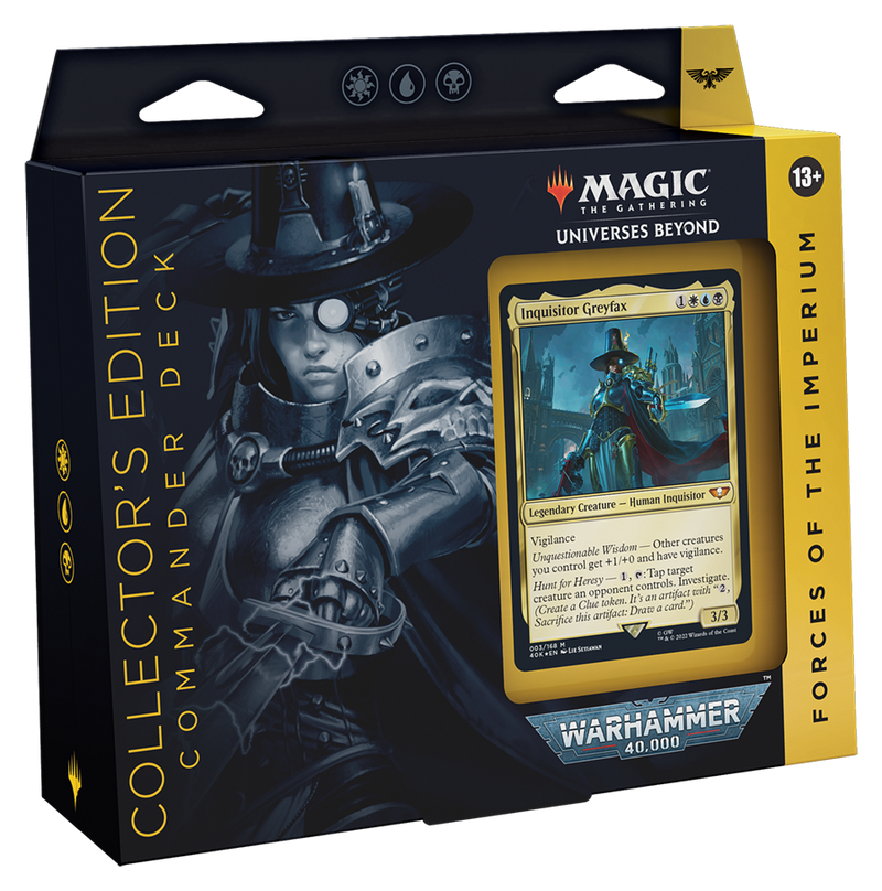 Magic The Gathering - Warhammer 40,000 - Commander Deck (Forces of the Imperium - Collector's Edition)