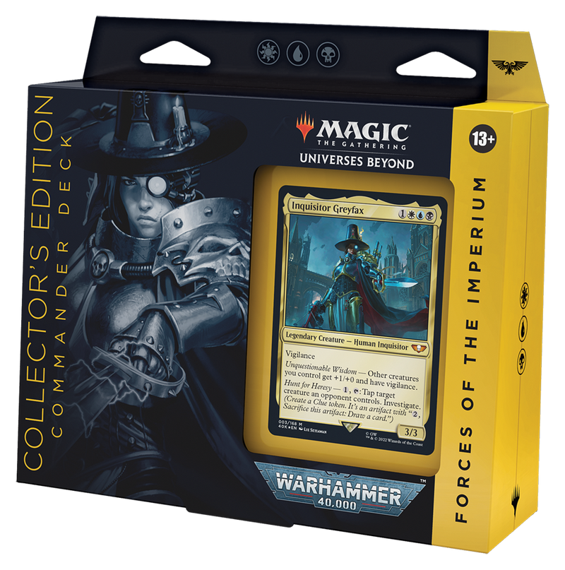 Magic The Gathering - Warhammer 40,000 - Commander Deck (Forces of the Imperium - Collector's Edition)