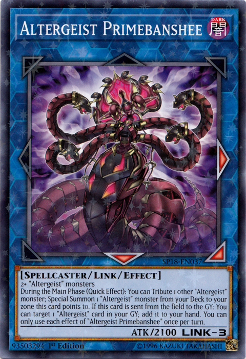 Altergeist Primebanshee [SP18-EN037] Starfoil Rare