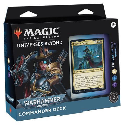 Magic The Gathering - Warhammer 40,000 - Commander Deck (Forces of the Imperium)