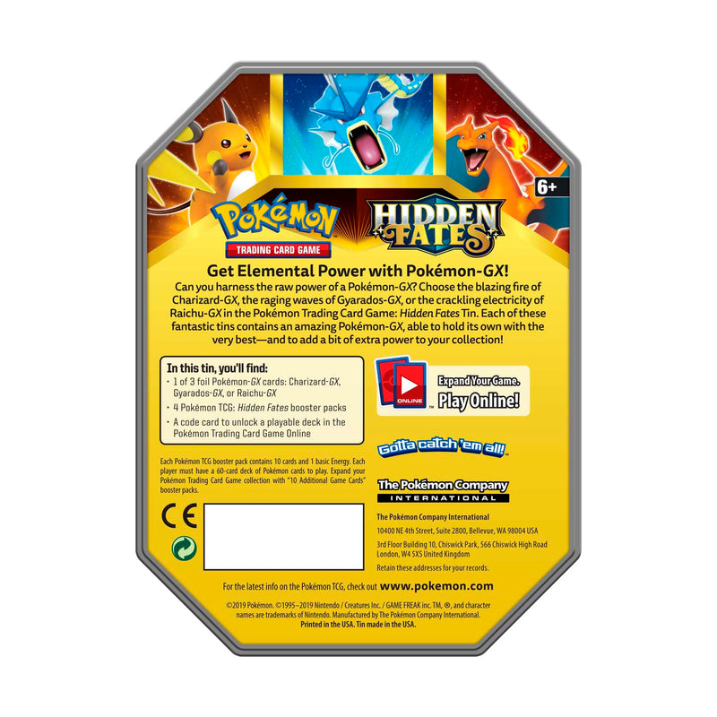 Pokemon - Hidden Fates - Tin - Charizard GX Pokemon - Hidden Fates - Tin - Charizard GX