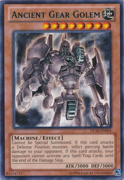 Ancient Gear Golem (Green) [DL18-EN004] Rare