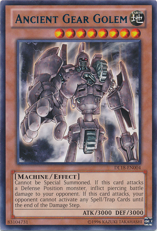 Ancient Gear Golem (Blue) [DL18-EN004] Rare