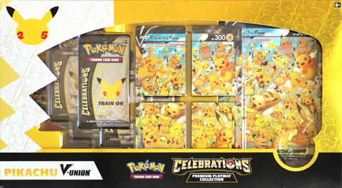 Pokemon - Celebrations: 25th Anniversary - Premium Playmat Collection (Pikachu V-Union)