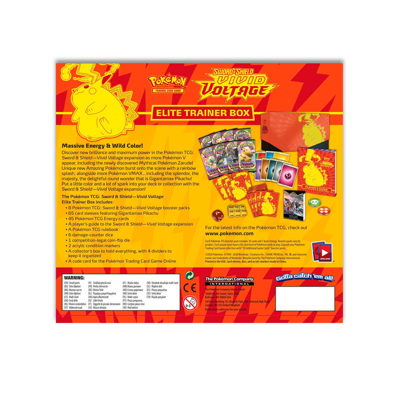 Pokemon - Sword & Shield: Vivid Voltage - Elite Trainer Box