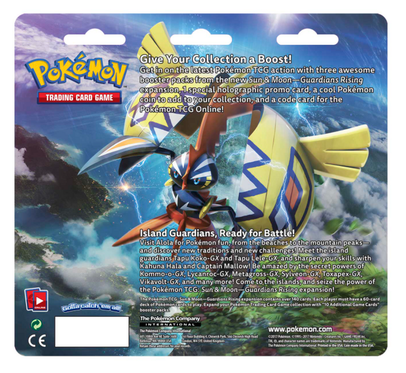 Sun & Moon: Guardians Rising - 3-Pack Blister (Vikavolt)