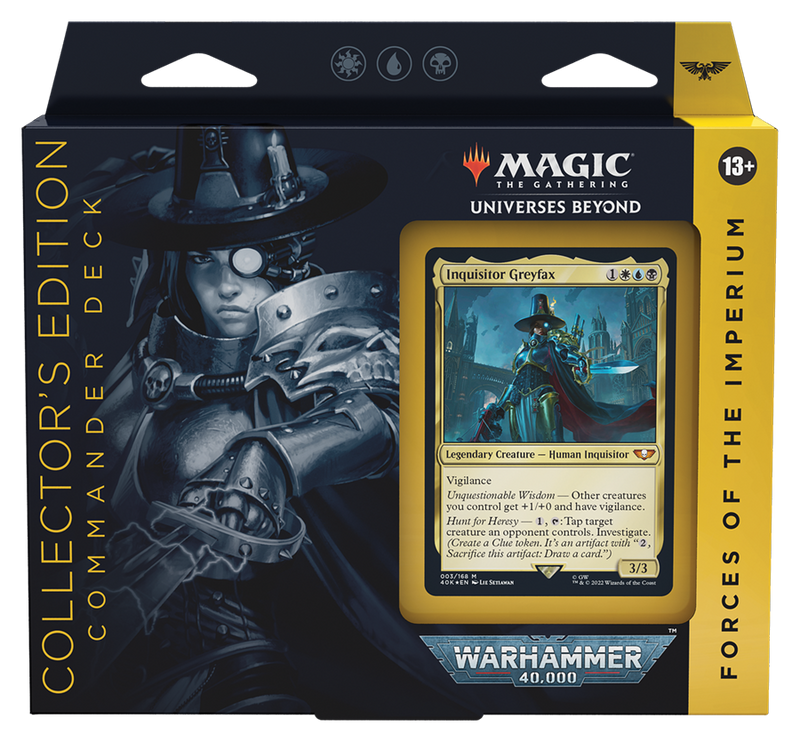 Magic The Gathering - Warhammer 40,000 - Commander Deck (Forces of the Imperium - Collector's Edition)