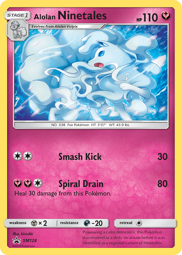 Alolan Ninetales (SM128) [Sun & Moon: Black Star Promos]