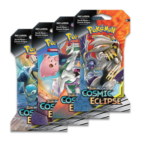 Sun & Moon: Cosmic Eclipse - Sleeved Boosters - Full Art Set