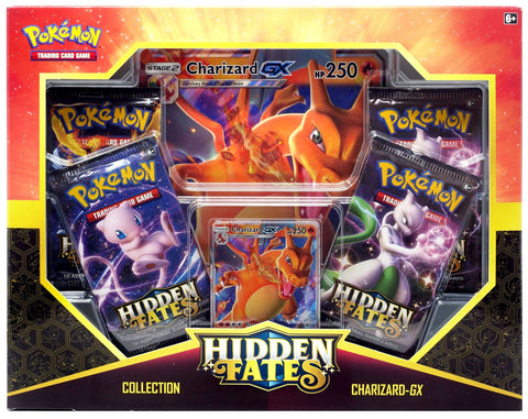 Pokemon - Hidden Fates - Collection - Charizard GX (Some creasing on the back of box)