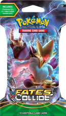 Pokémon XY Fates Collide Mega Alakazam sealed sleeved booster pack